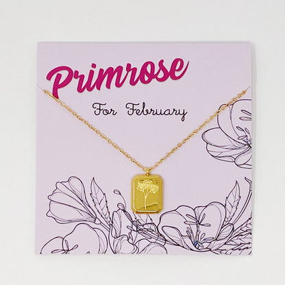 Blooming Birth Month Necklace - Aaria Tees