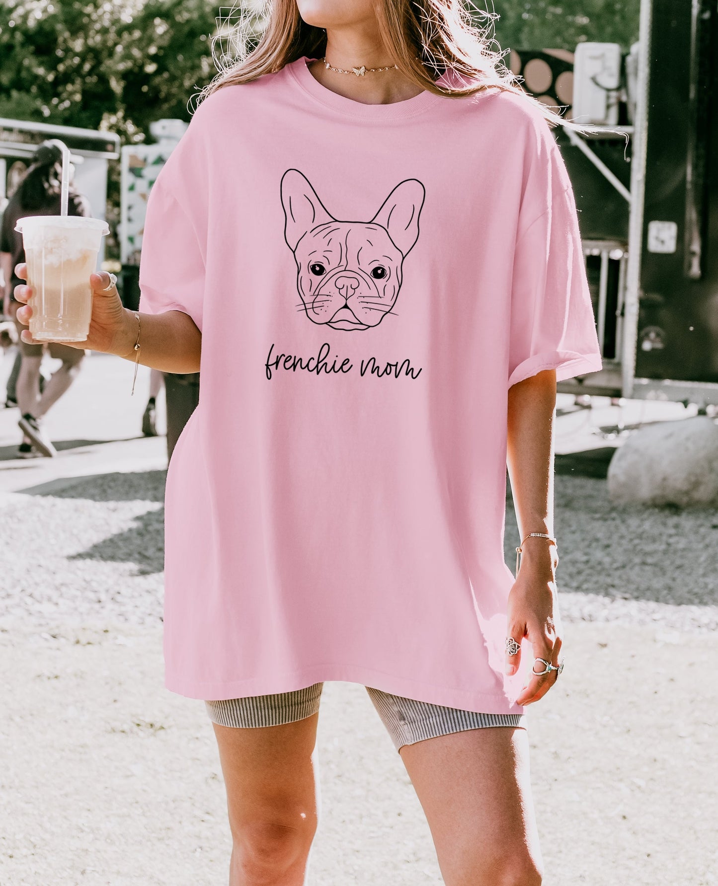 Frenchie Mom French bulldog Dog Mom Comfort Colors T Shirt