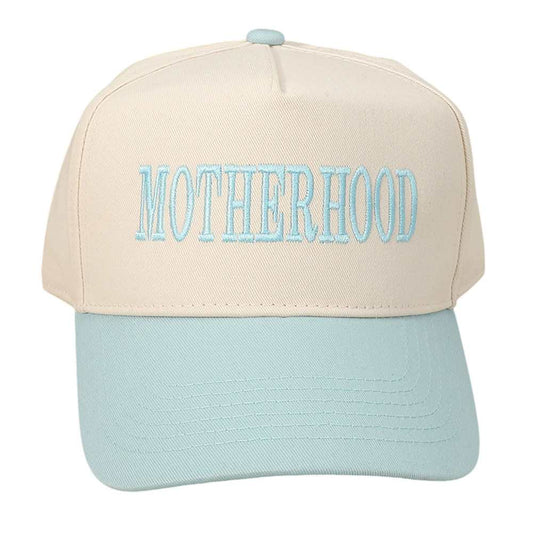 MOTHERHOOD Message Embroidered Baseball Cap