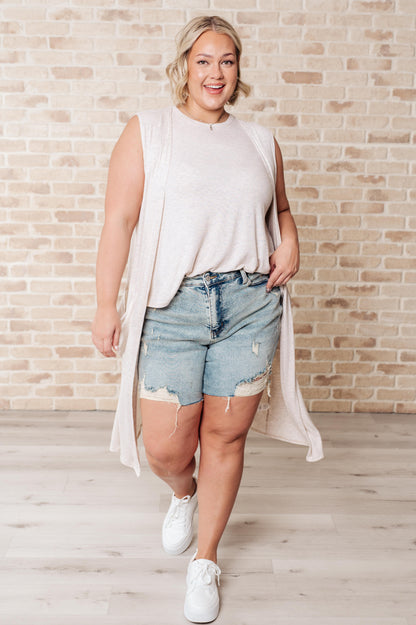 Breezy Boho Sleeveless Cardigan (Online Exclusive)