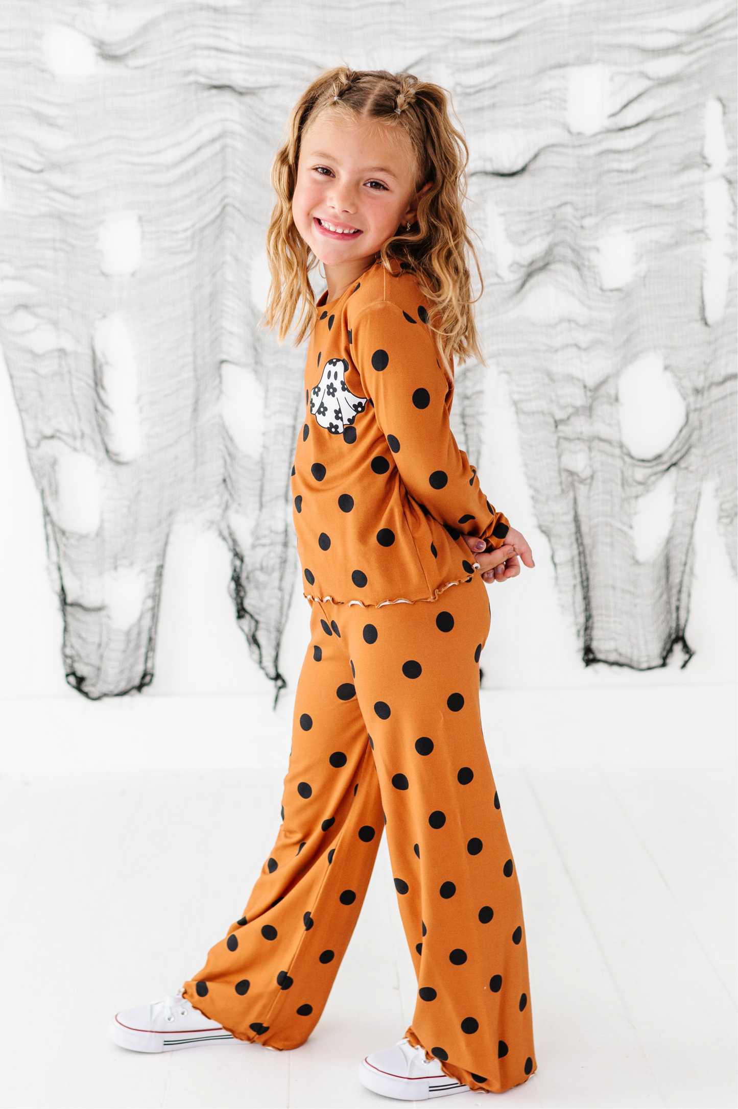 Floral Ghostie Dotted | 2-Piece Bamboo Set