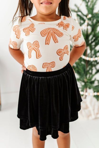 Black Velvet | 2-Tiered SKORT