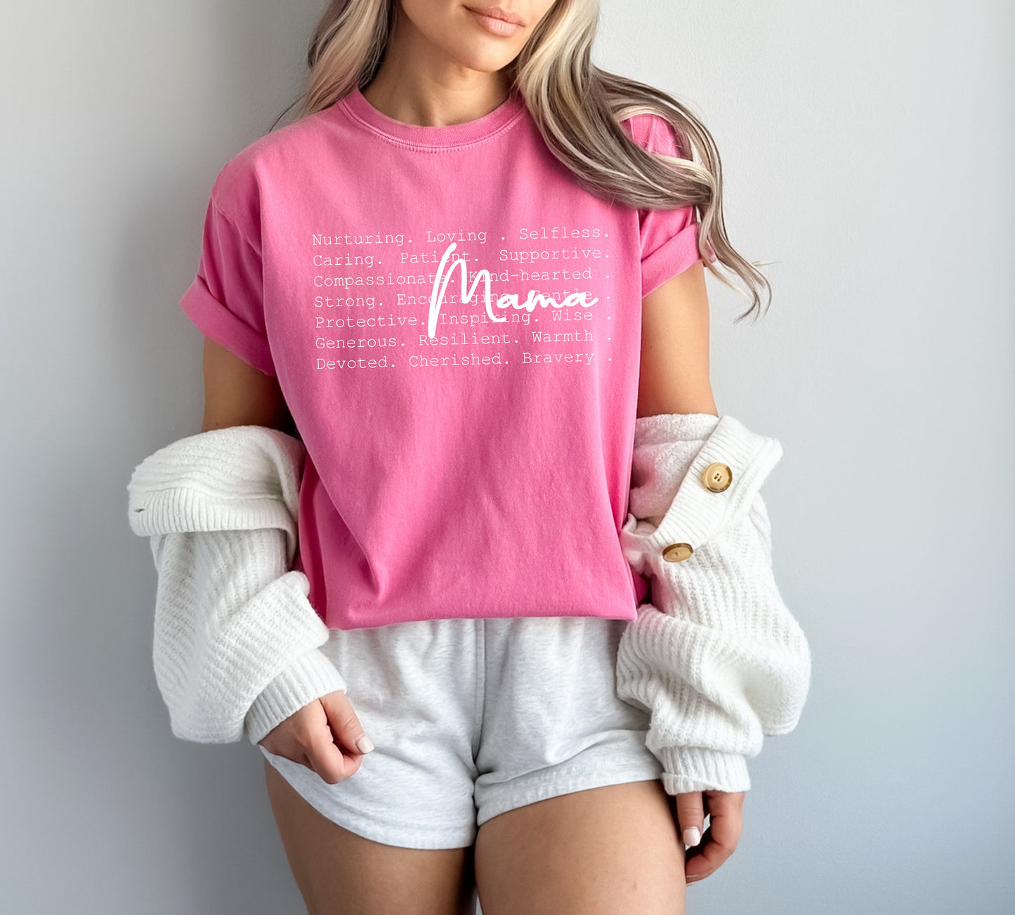 Mama Comfort Colors T Shirt (Nurturing, Loving)