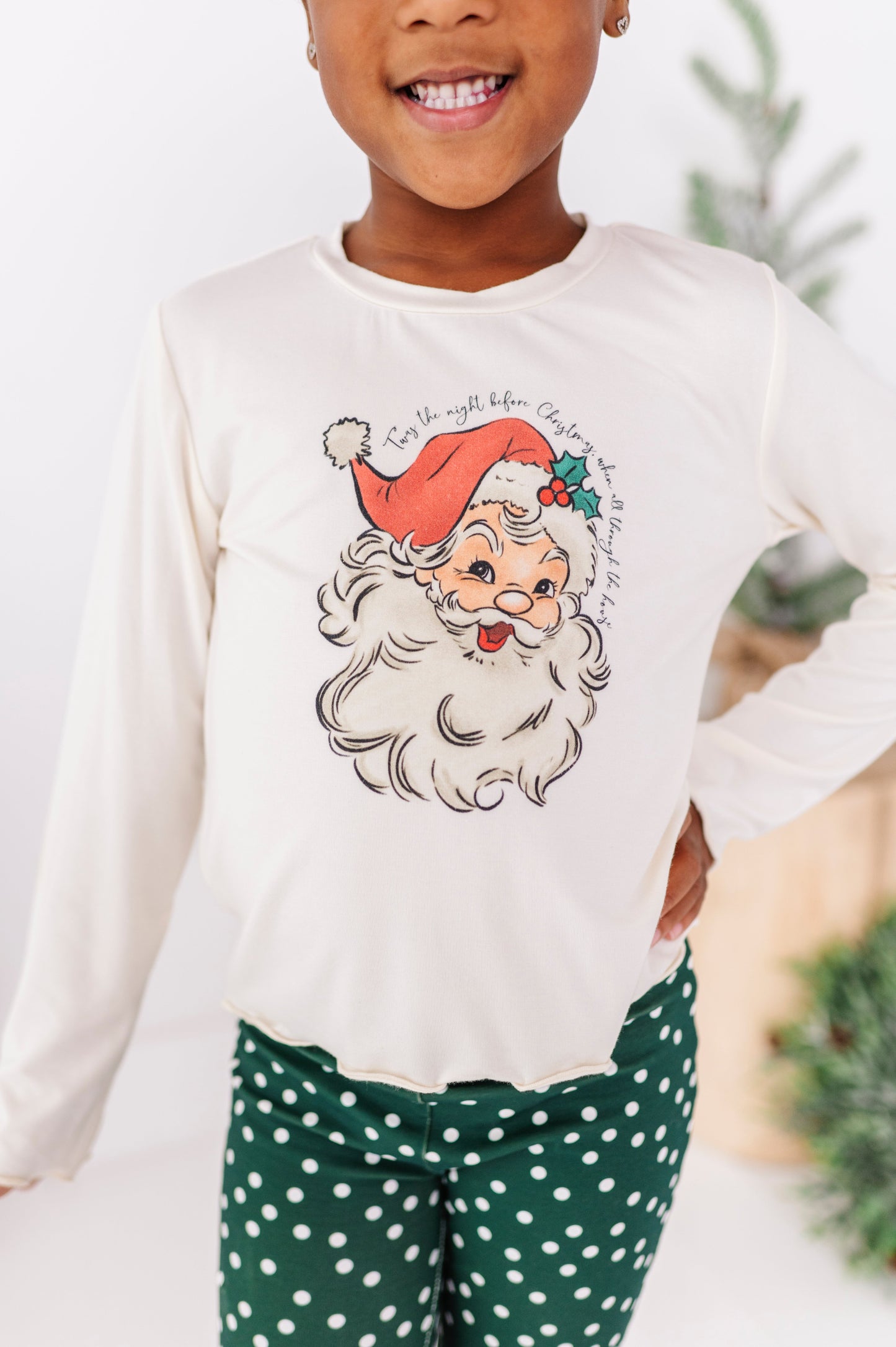 Jolly Santa | Bamboo Long Sleeve