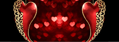 SUBLIMART: Love.ly - Soy Wax Candle Golden Heart Design #VAL03.