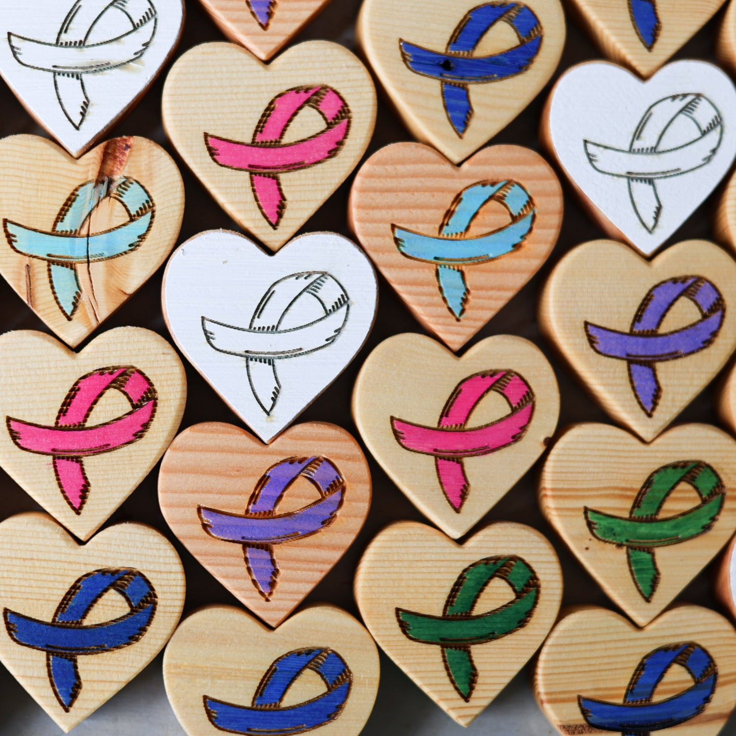 Cancer Awareness Hearts