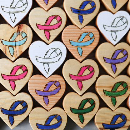 Cancer Awareness Hearts