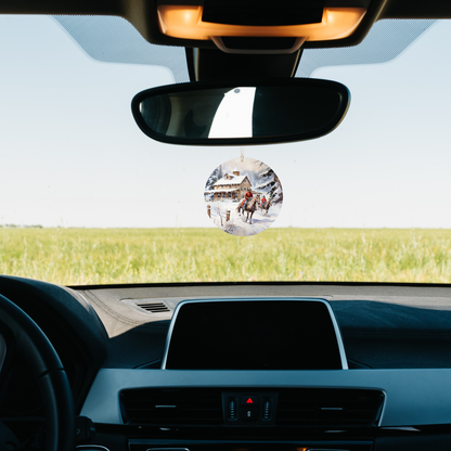 Cowboys Christmas Ride Car Freshener