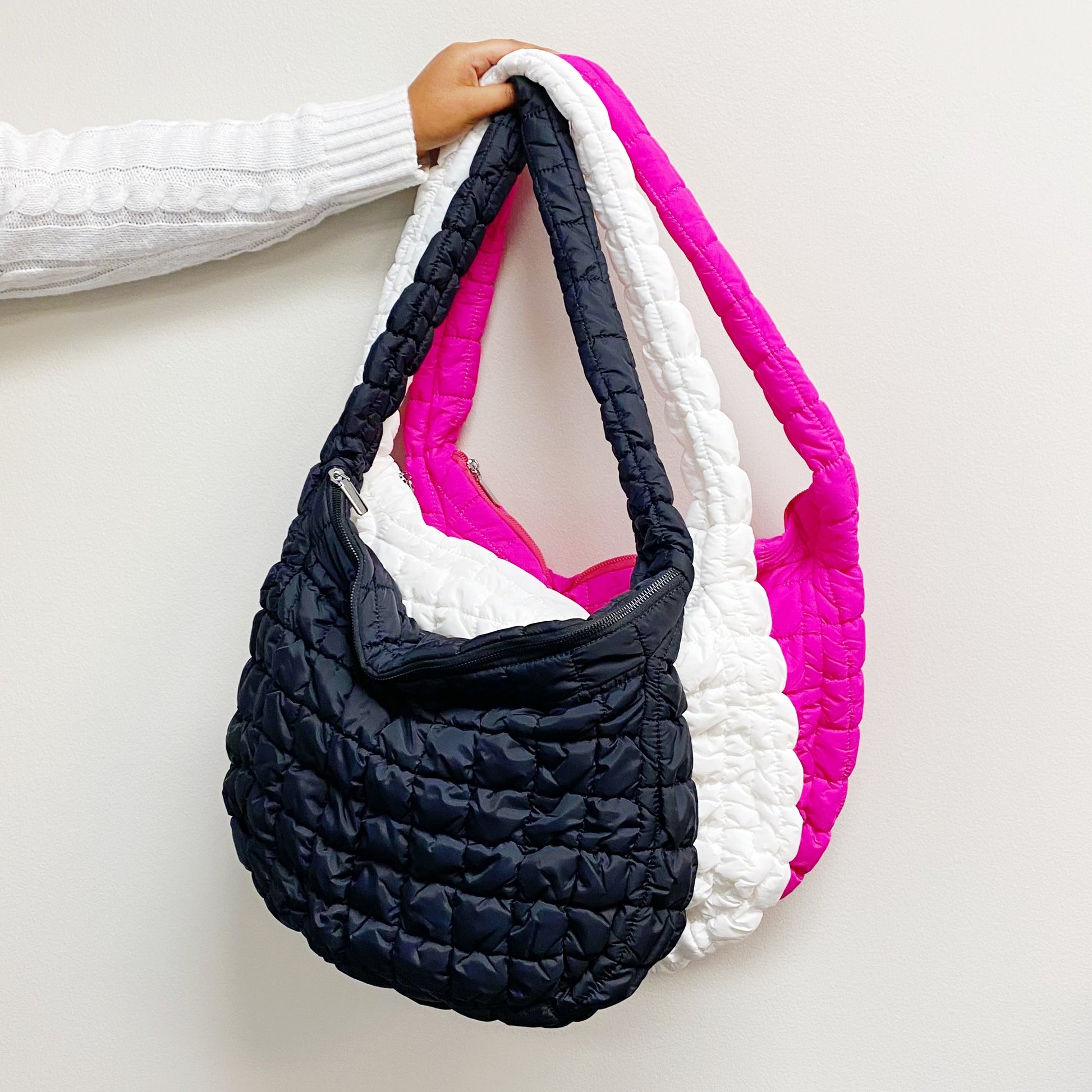 Carry All Quilted Cross Body Bag - Aaria Tees
