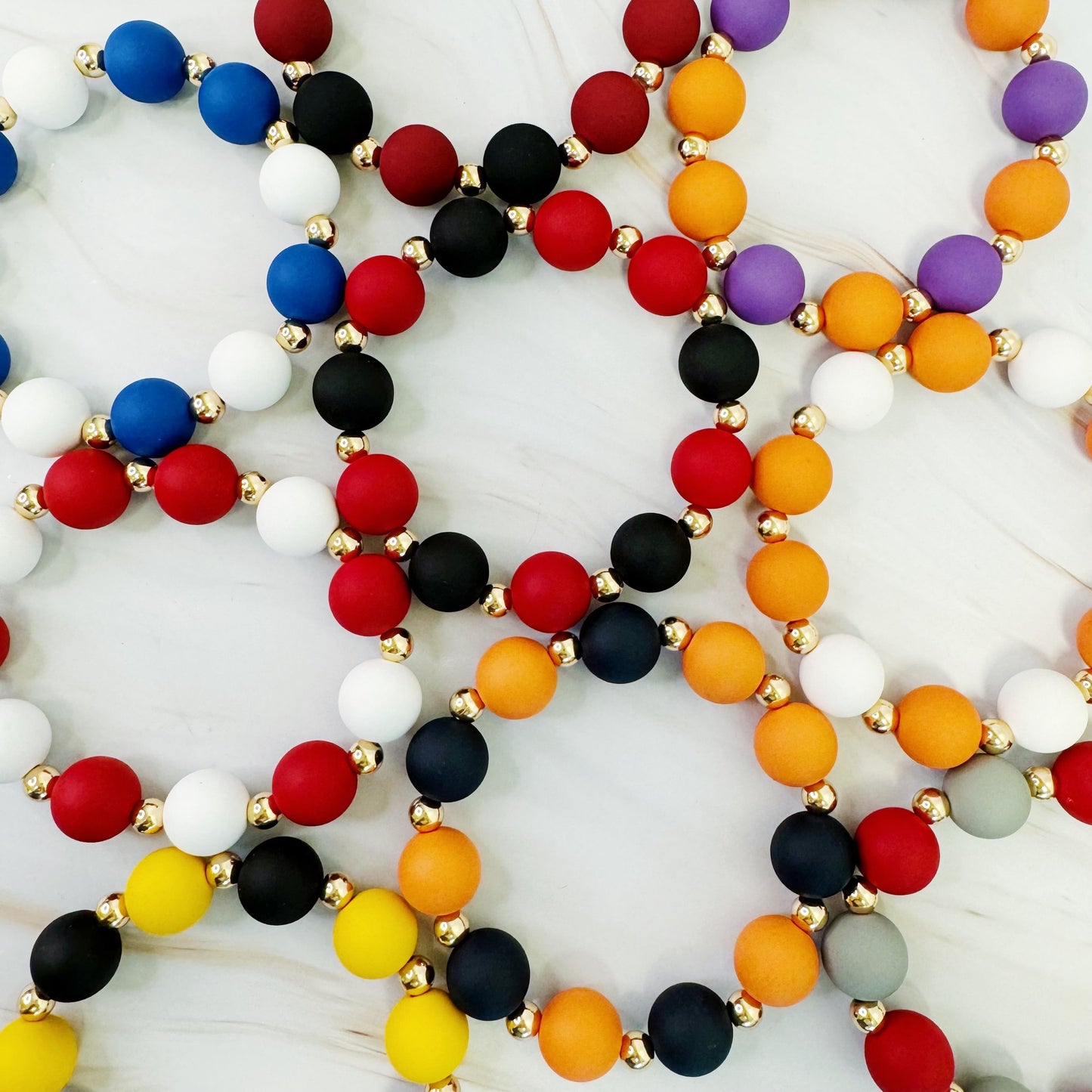 Champion Ball Bead Stretch Bracelet - Aaria Tees