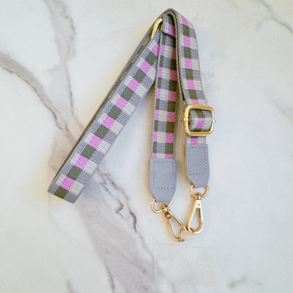 Checkered Crossbody Phone Lanyard - Aaria Tees