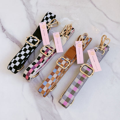 Checkered Crossbody Phone Lanyard - Aaria Tees