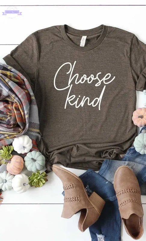 Choose Kind graphic tee PLUS - Aaria Tees