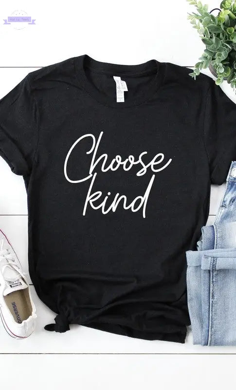 Choose Kind graphic tee PLUS - Aaria Tees