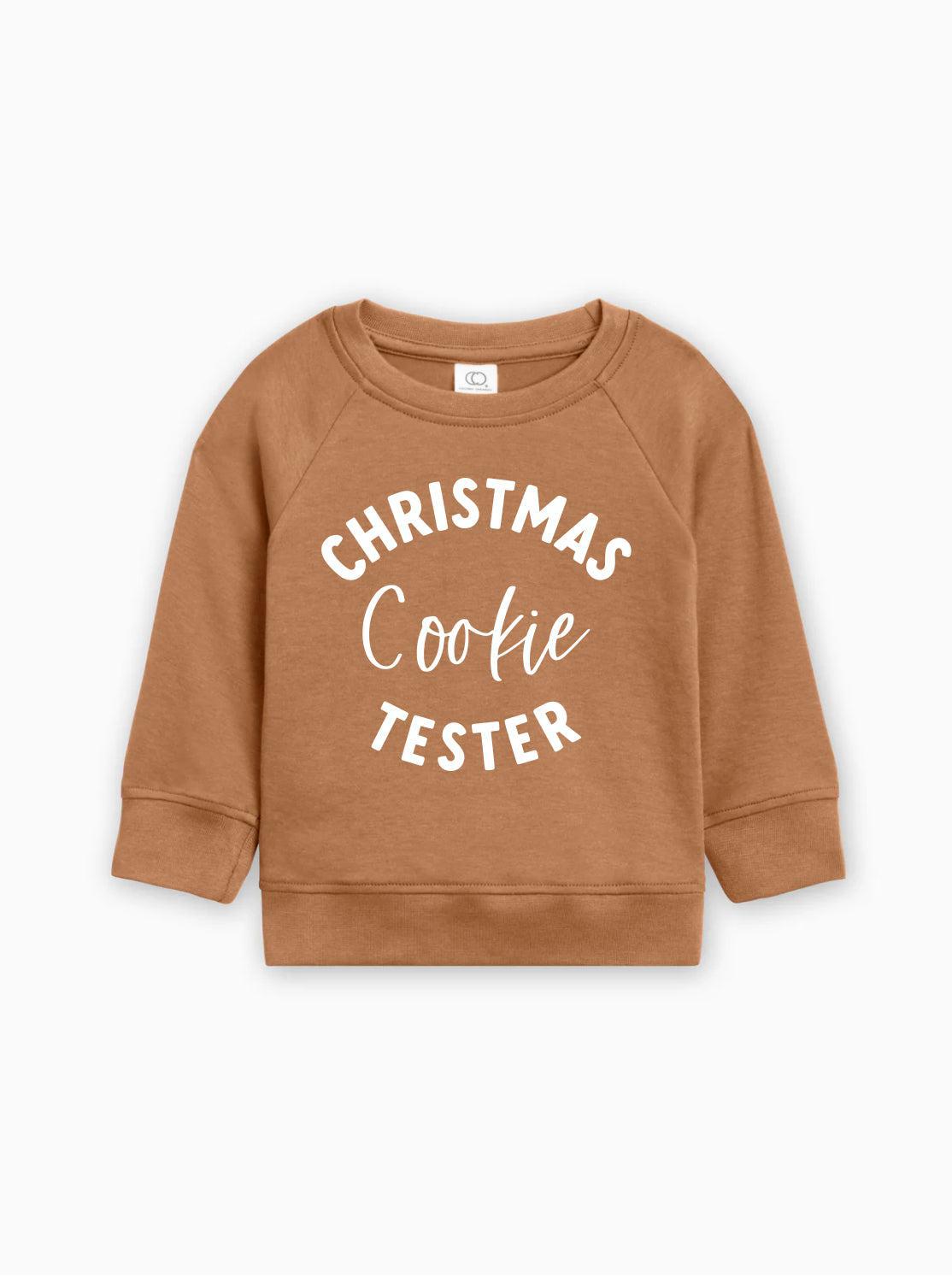 Christmas Cookie Tester Organic Cotton Baby and Toddler Pullover