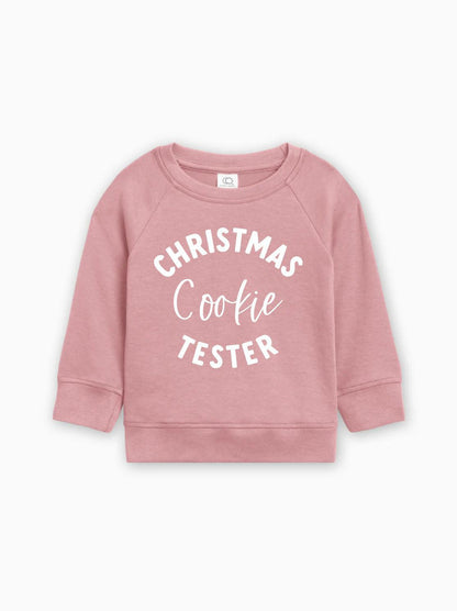 Christmas Cookie Tester Organic Cotton Baby and Toddler Pullover
