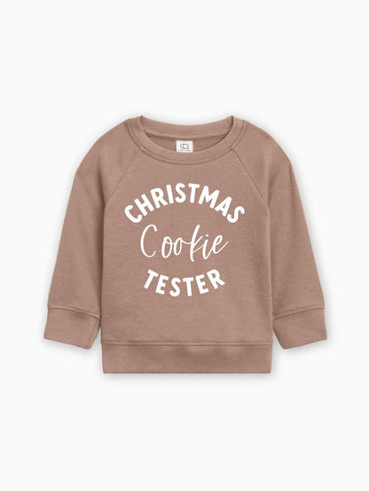 Christmas Cookie Tester Organic Cotton Baby and Toddler Pullover