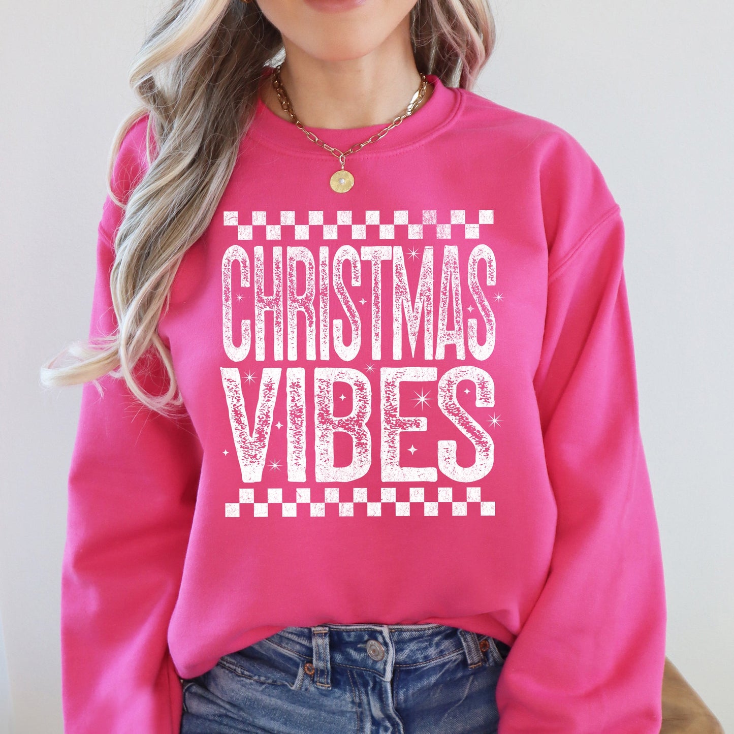 Christmas Vibes, Retro, Vintage Sweatshirt