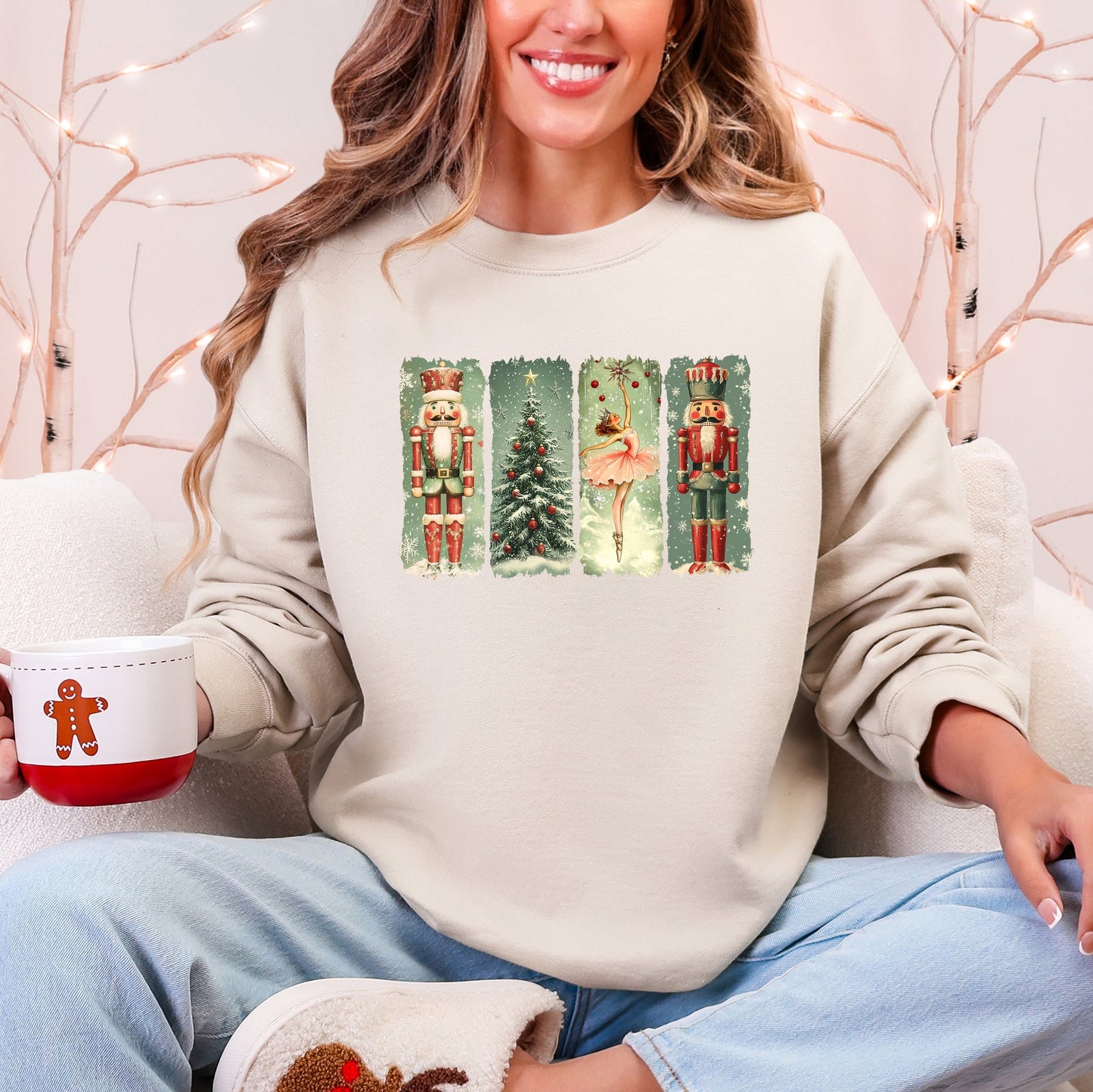 Christmas, Nutcracker Ballet, Vintage Sweatshirt