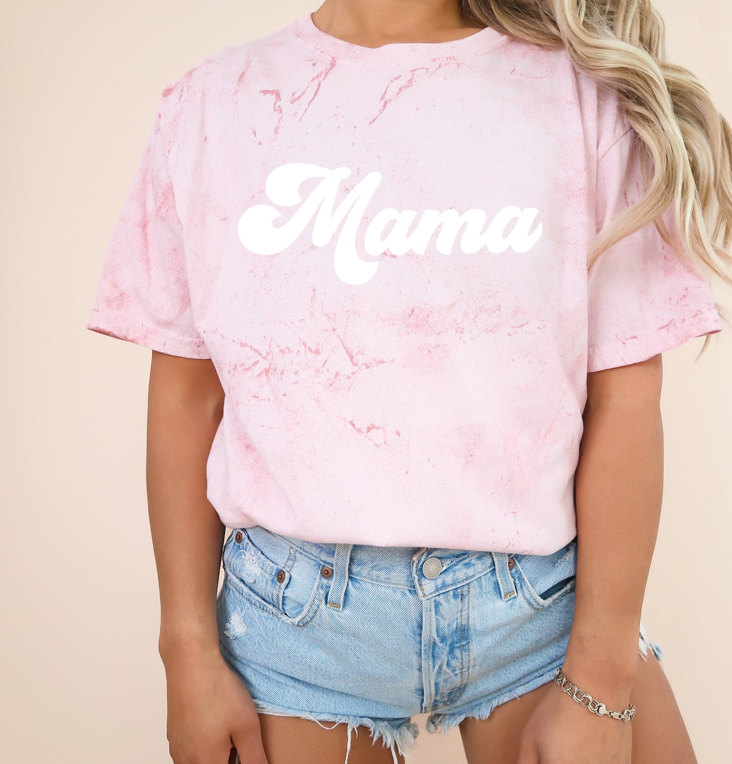 Mama Comfort Colors T Shirt (Groovy)