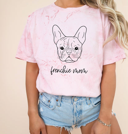 Frenchie Mom French bulldog Dog Mom Comfort Colors T Shirt