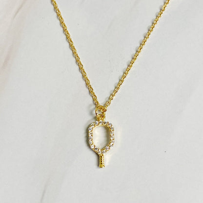 Club Pickleball Dainty Necklace - Aaria Tees