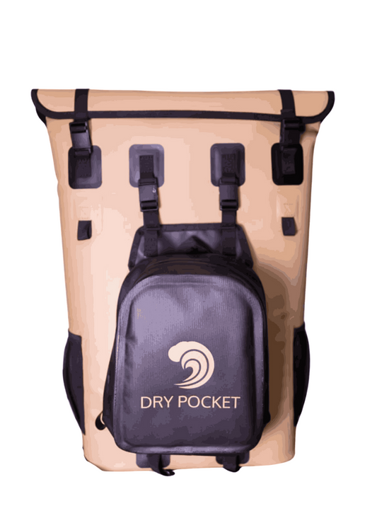 Auto-Sealing, Waterproof, Floating, Scent Proof Backpack Cooler / Dry Bag Combo Aaria Tees