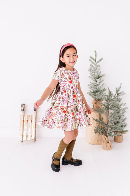 Framed Grinch | Collard Twirl Dress