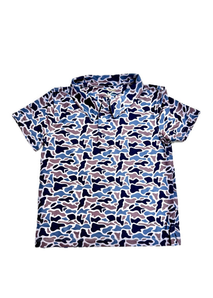 River Camo Polo Shirt