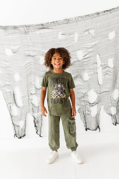 Olive | VINTAGE CARGO JOGGERS