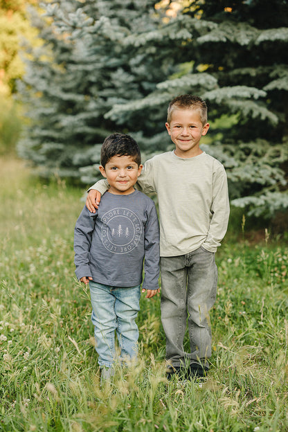 Sage Long Sleeve Cotton Tee