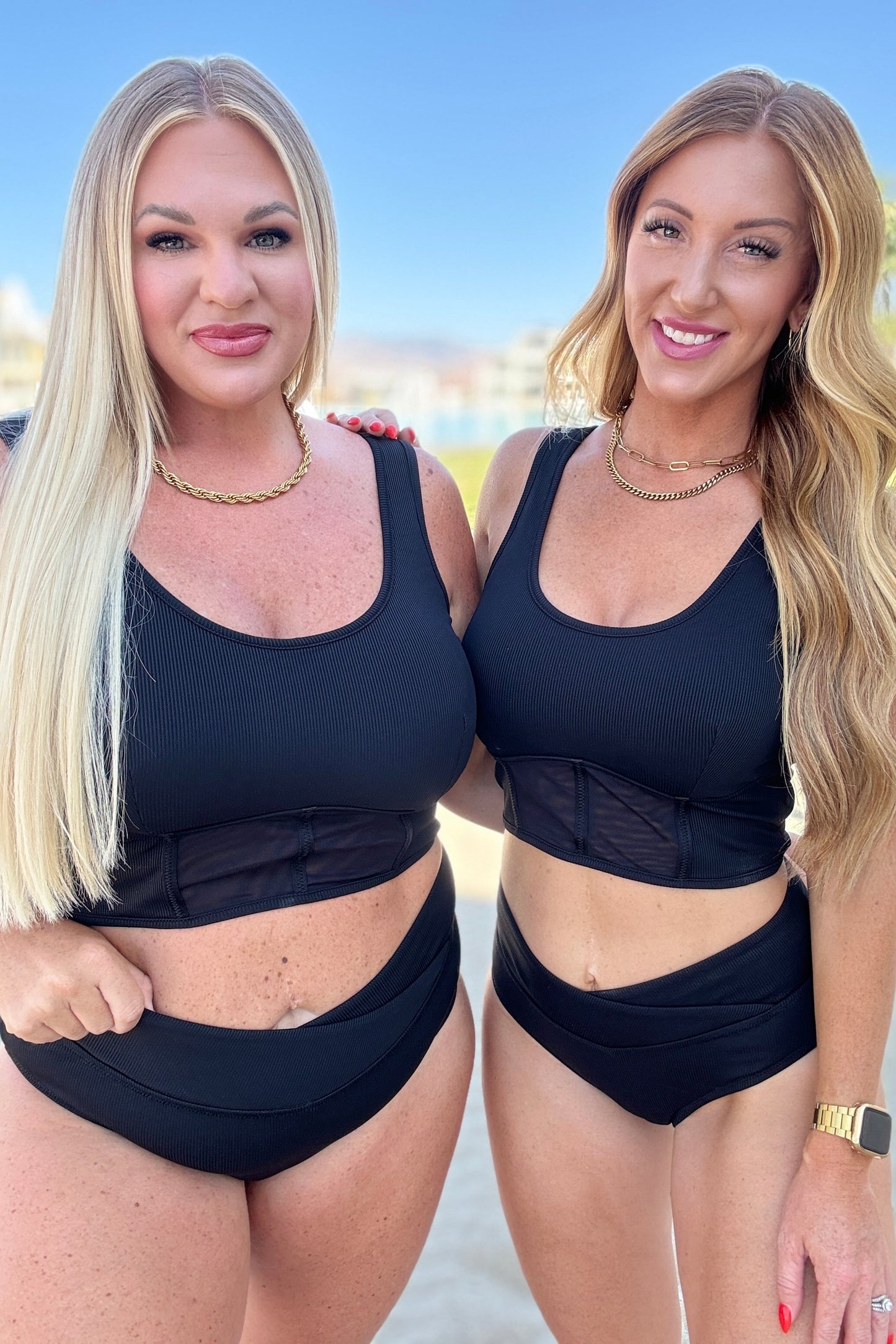 Down the Block, On A Beach Two Piece Swimsuit Aaria Tees