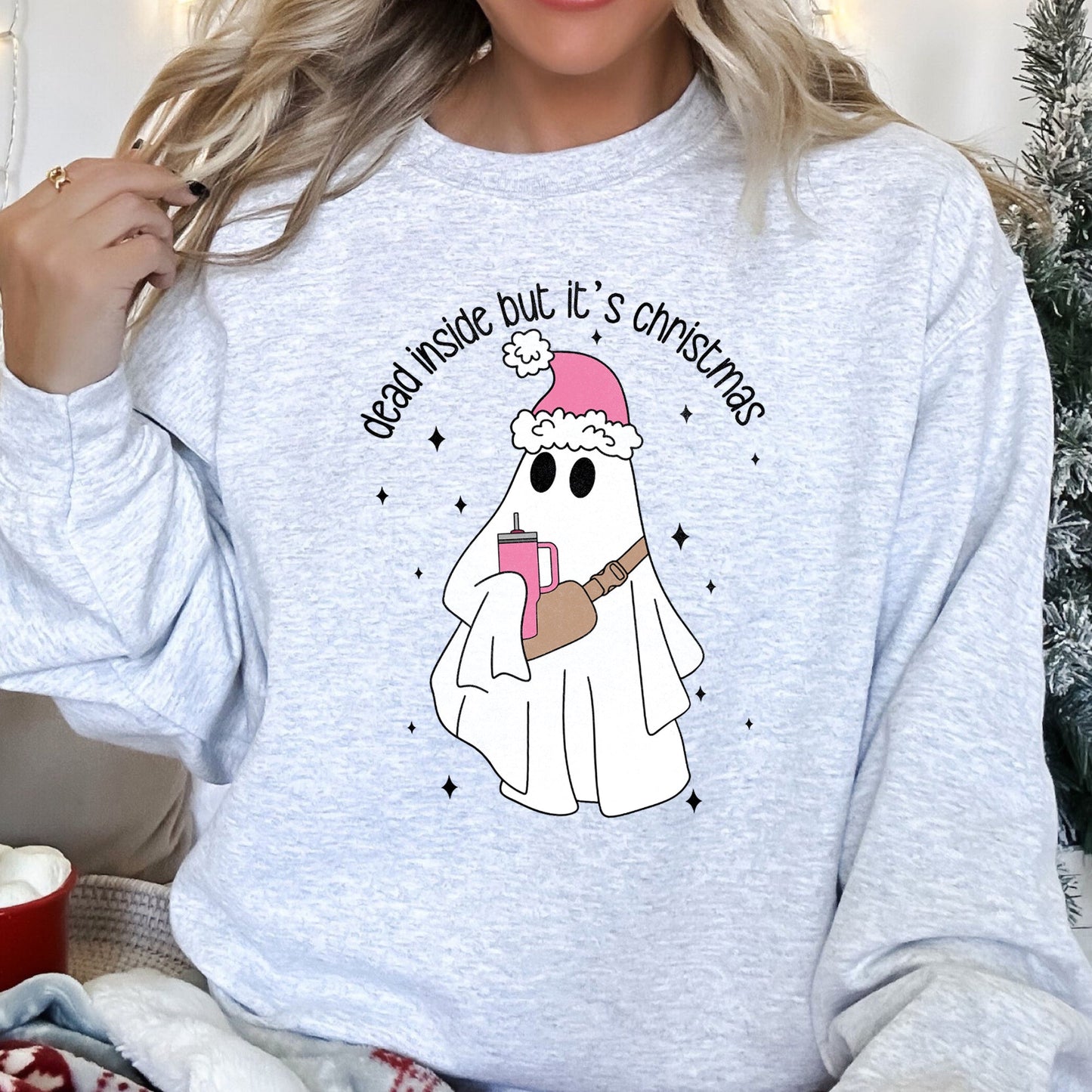 Dead Inside But It's Christmas Retro Sweatshirt