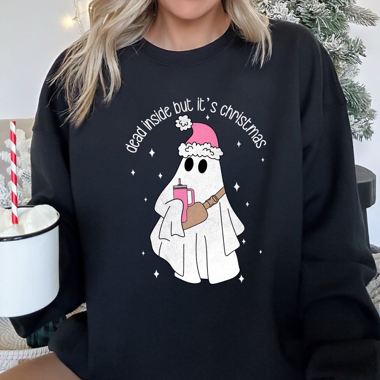 Dead Inside But It's Christmas Sweatshirt
