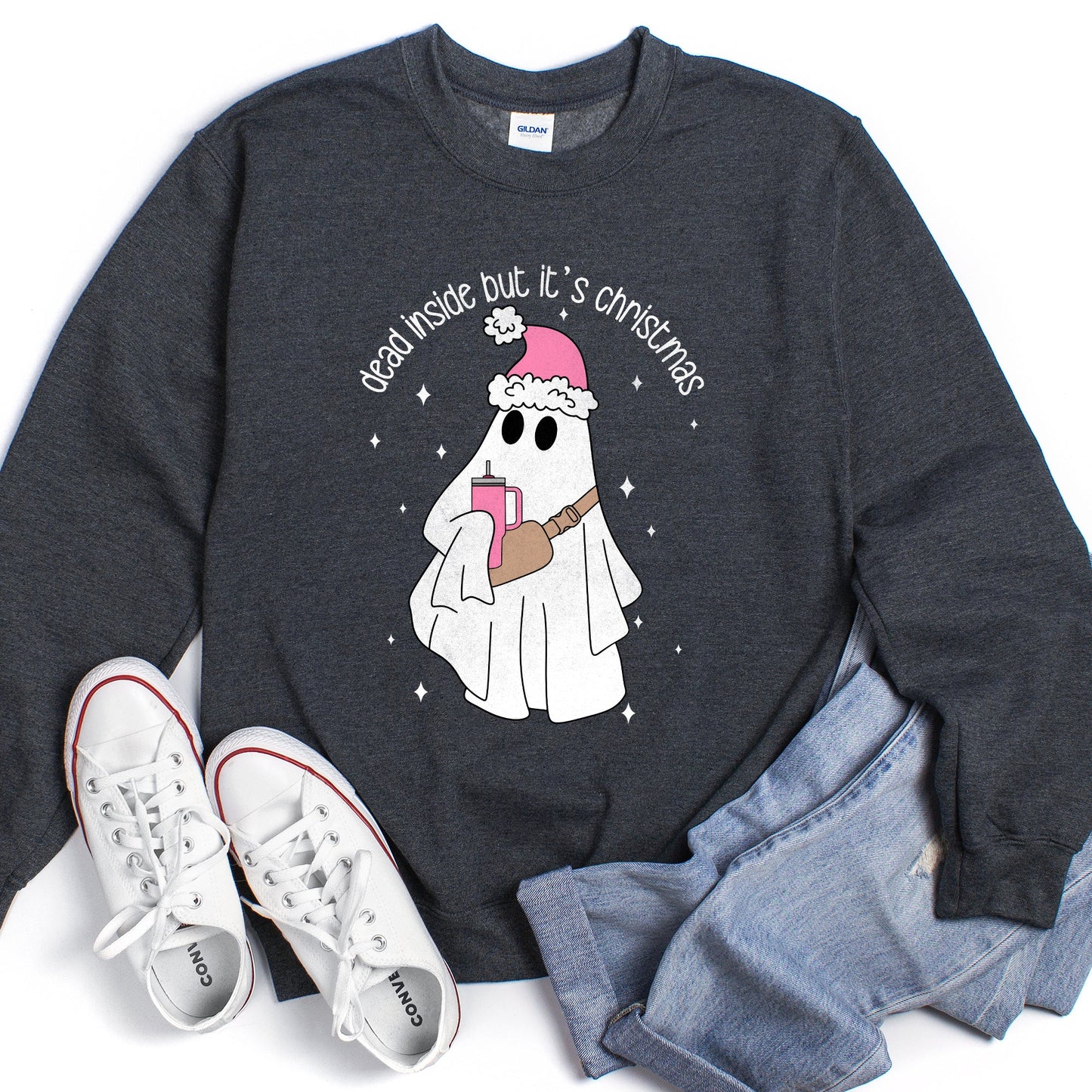 Dead Inside But It's Christmas Sweatshirt