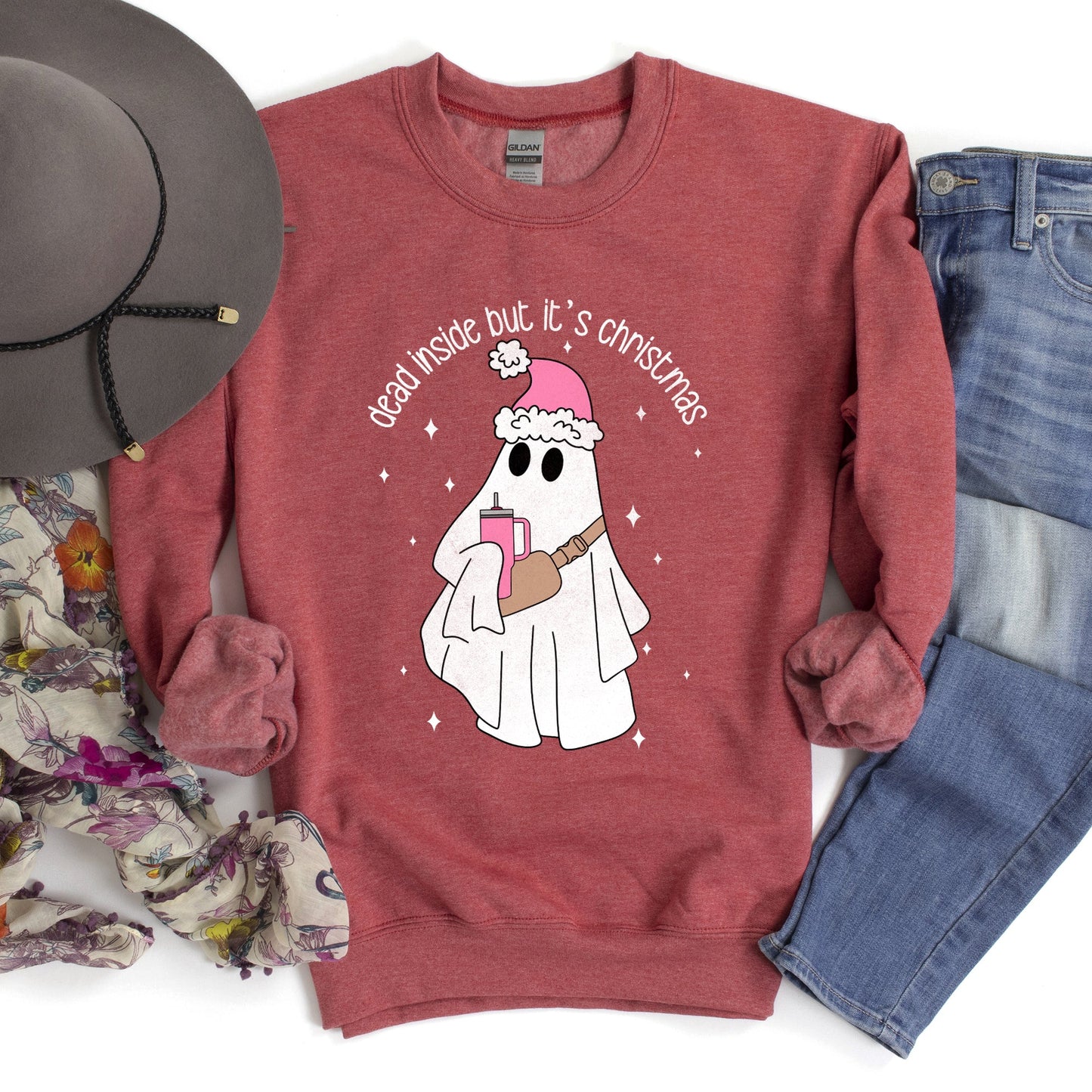 Dead Inside But It's Christmas Sweatshirt