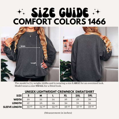 Mama Garment Dyed Comfort Colors Sweatshirt (Condensed Font)
