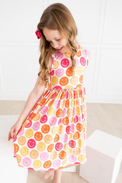 SALE Don't Worry, Be Hippy Tank Twirl Dress