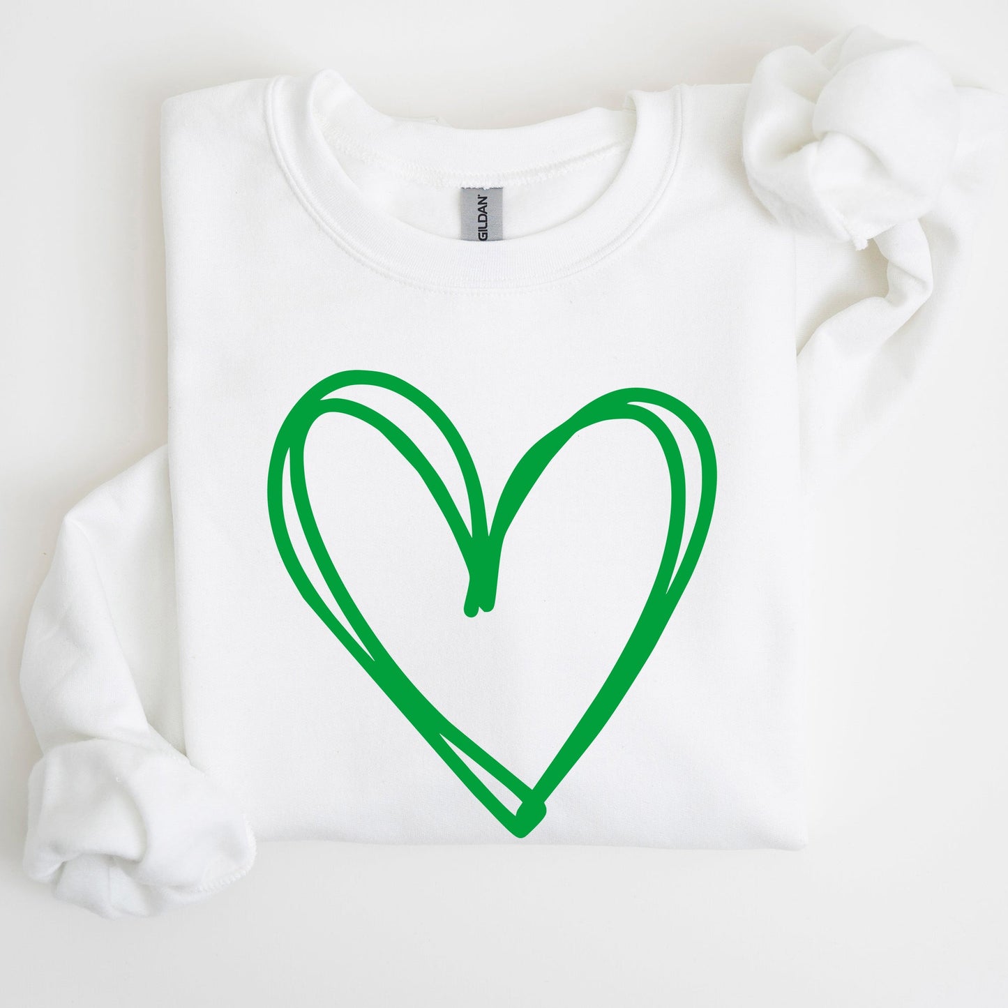 Double Heart, St Patrick's Day Sweatshirt