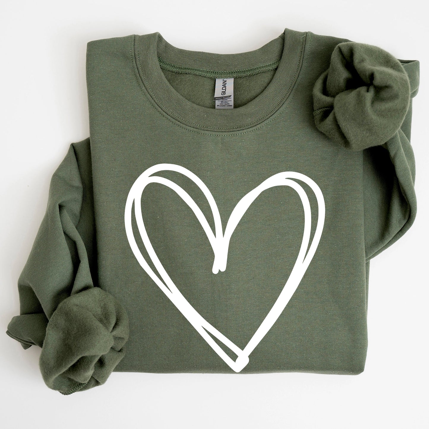Double Heart, St Patrick's Day Sweatshirt