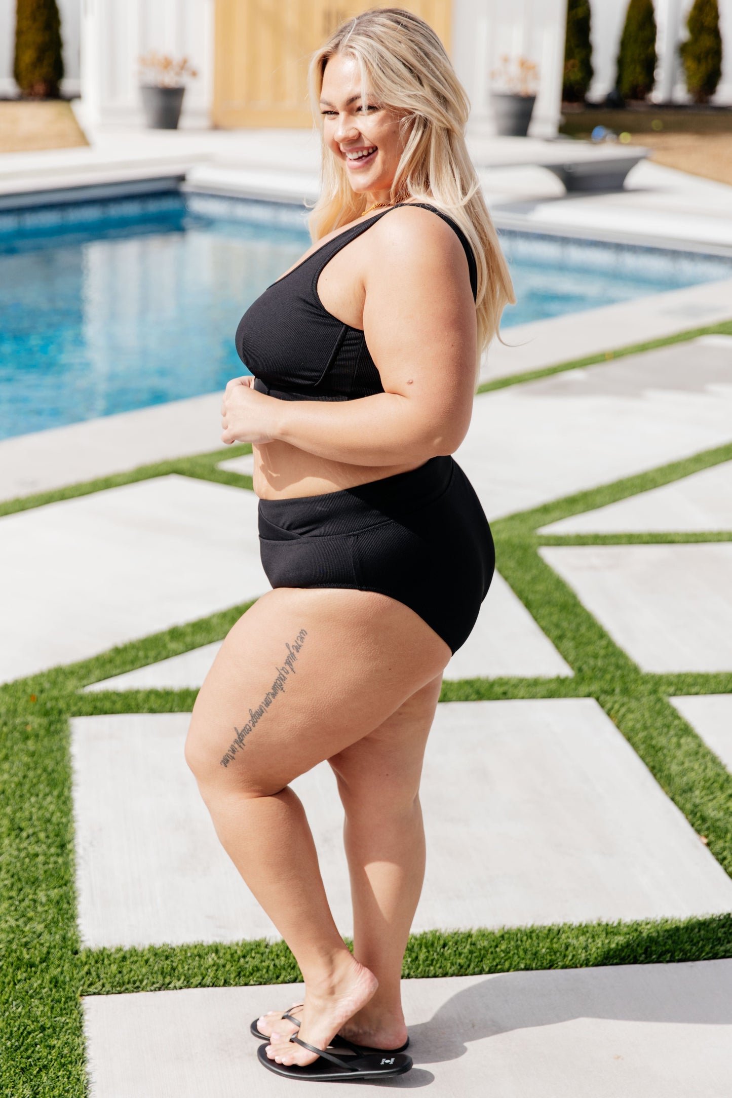 Down the Block, On A Beach Two Piece Swimsuit Aaria Tees