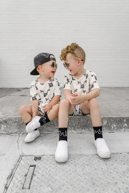 All gas-Ribbed Bamboo set