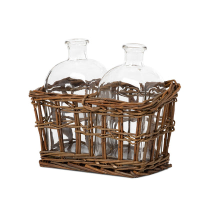 Double Willow Tonic Bottle Vase