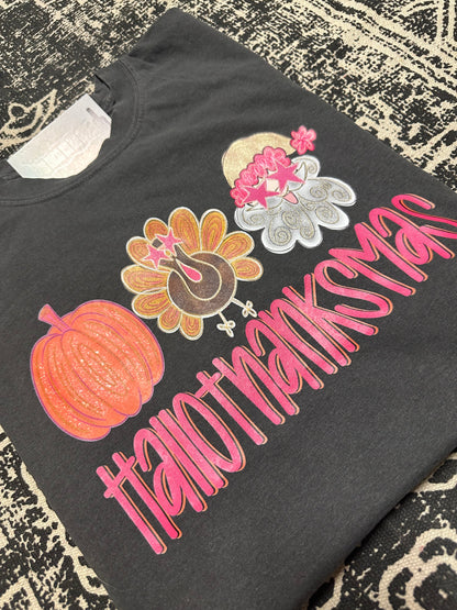 Hallothanksmas tee - Comfort Colors