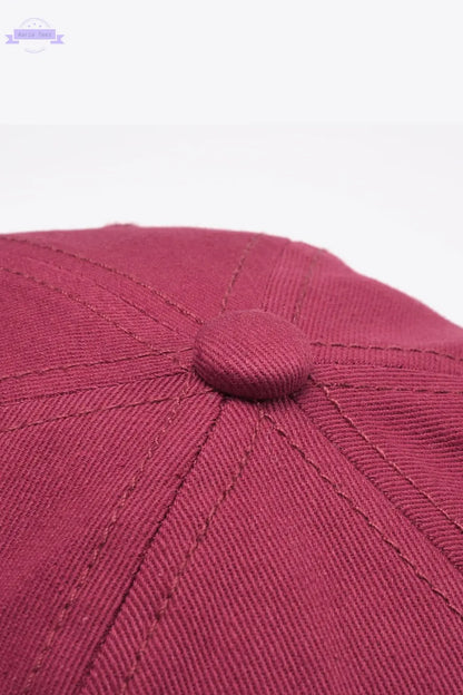 Embroidered Graphic Adjustable Baseball Cap Trendsi
