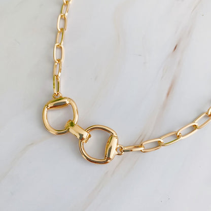 Equestrian Pendant Chain Necklace - Aaria Tees