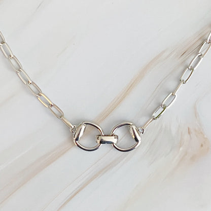 Equestrian Pendant Chain Necklace - Aaria Tees
