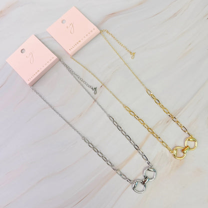 Equestrian Pendant Chain Necklace - Aaria Tees