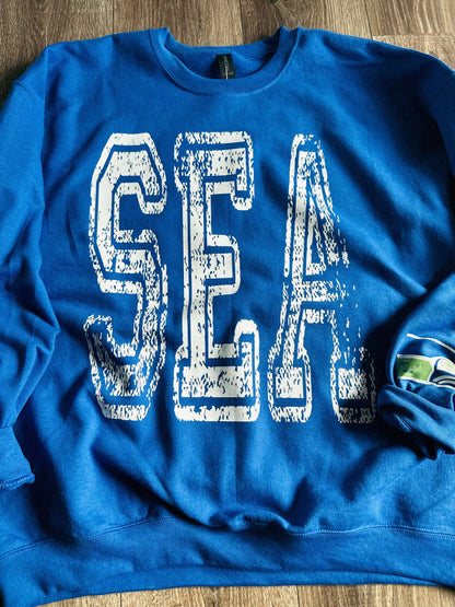 SEA retro-Adult Crewneck