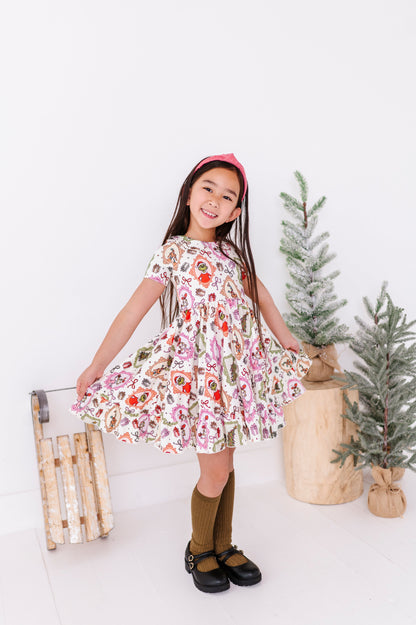 Framed Grinch | Collard Twirl Dress